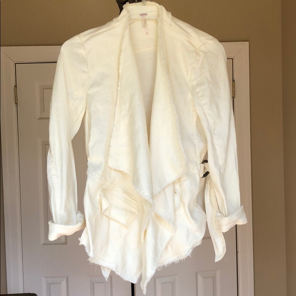 Free People drape-front jacket
